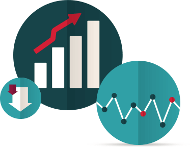 Investment performance graphs